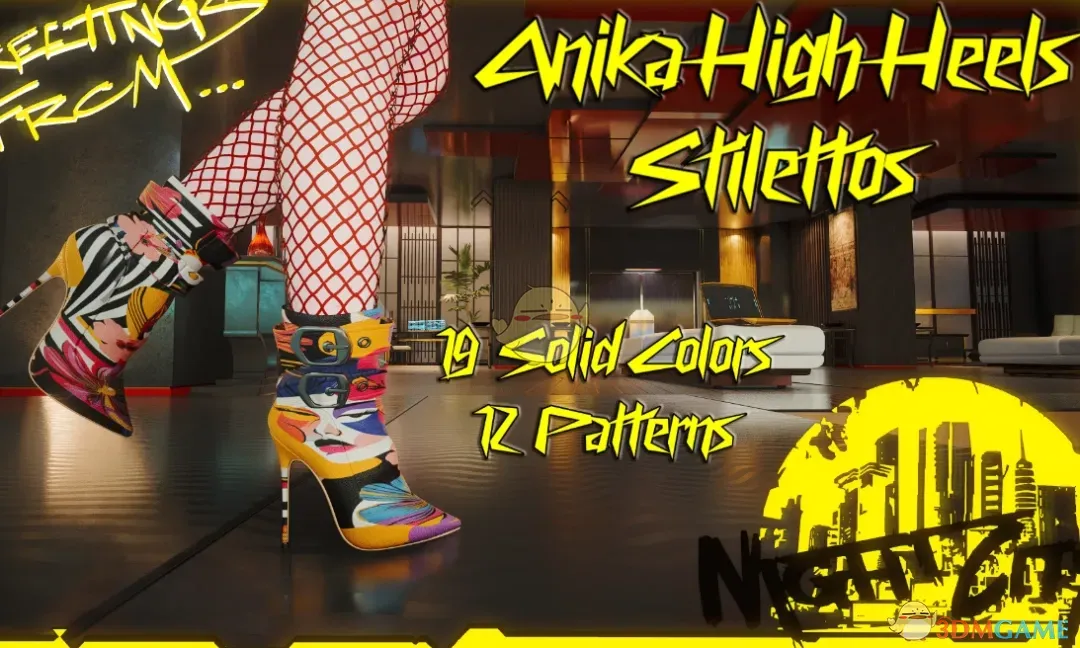 《赛博朋克2077》安妮卡高跟鞋MOD