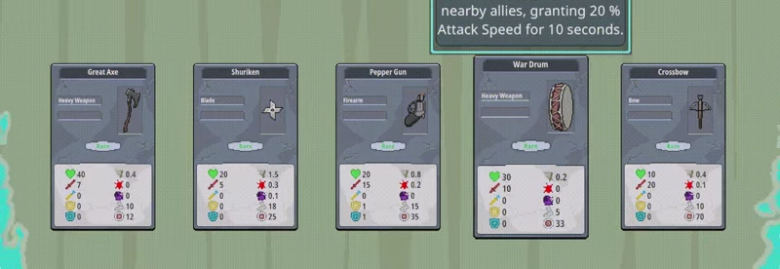 《GIVE ME A WEAPON!》demo