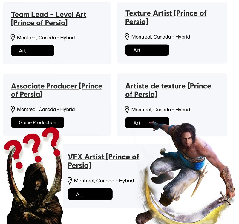 招聘信息暗示《波斯王子》新动向：育碧持续推进系列开发