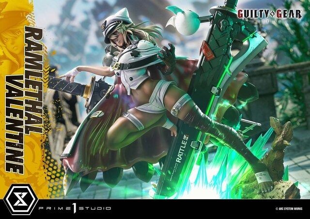 《罪恶装备》黑皮辣妹雕像：好看 价格也贵