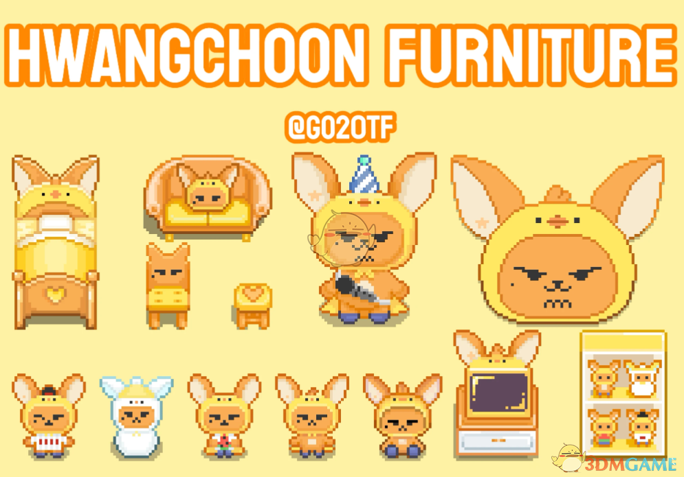 《星露谷物语》黄春家具包MOD