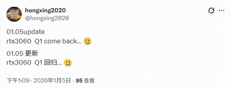 һ�����س�������NVIDIAҪ����RTX3060��Ӧ