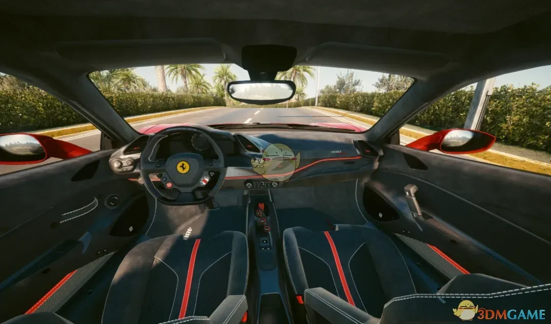 《赛博朋克2077》法拉利488 Pista高性能跑车MOD