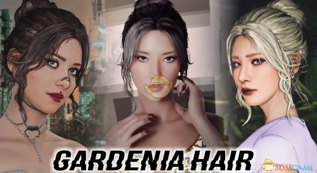 《赛博朋克2077》栀子花短款美发MOD