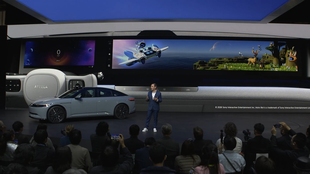 CES：索尼和本田展示电动汽车 本质上是一台PlayStation游戏机