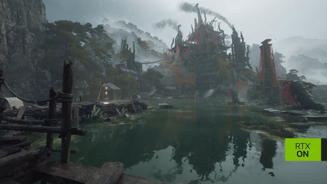 《影之刃零》DLSS4实机演示 光追加持下雨景更真实