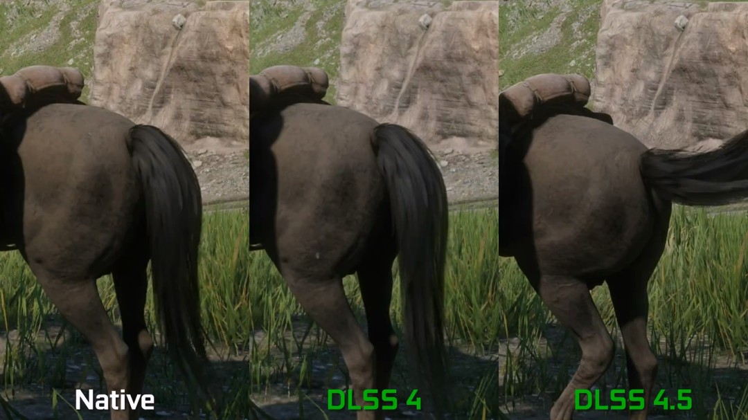 《荒野大镖客2》DLSS 4.5测试 质量模式画质甚至超过了原生分辨率