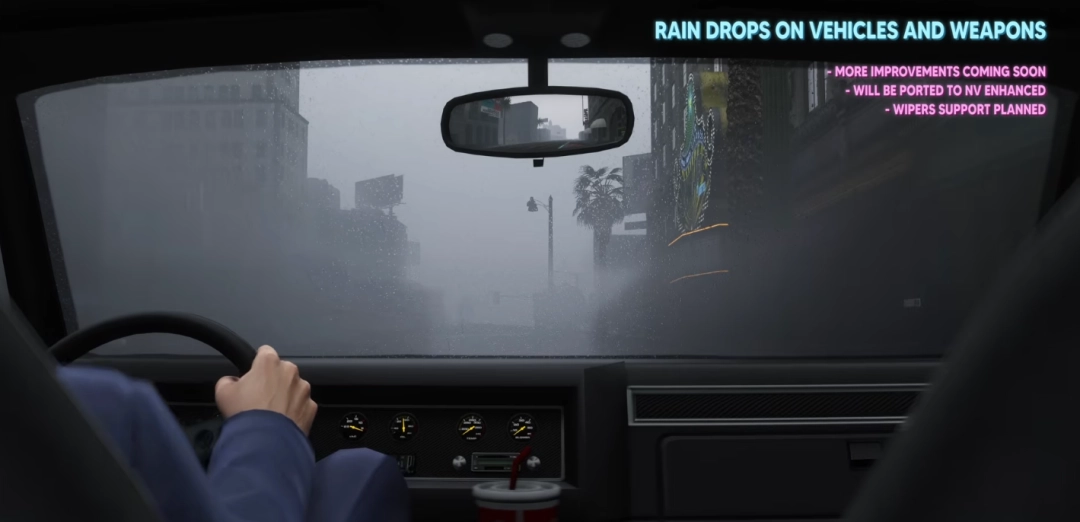 《GTA5》画面增强模组发布新版本:全新光影与天气效果!