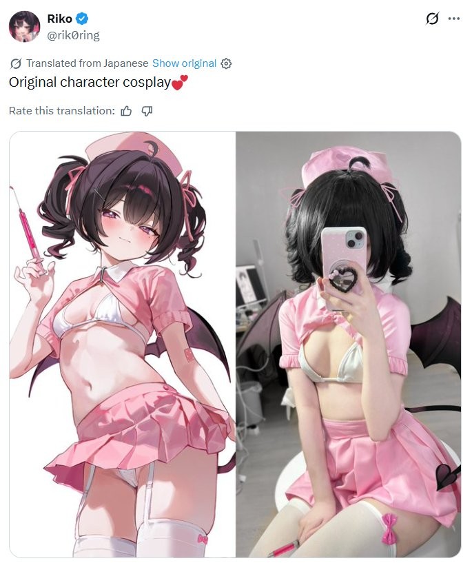 萝莉大雷应有尽有！ 女画师们cos自己画的角色