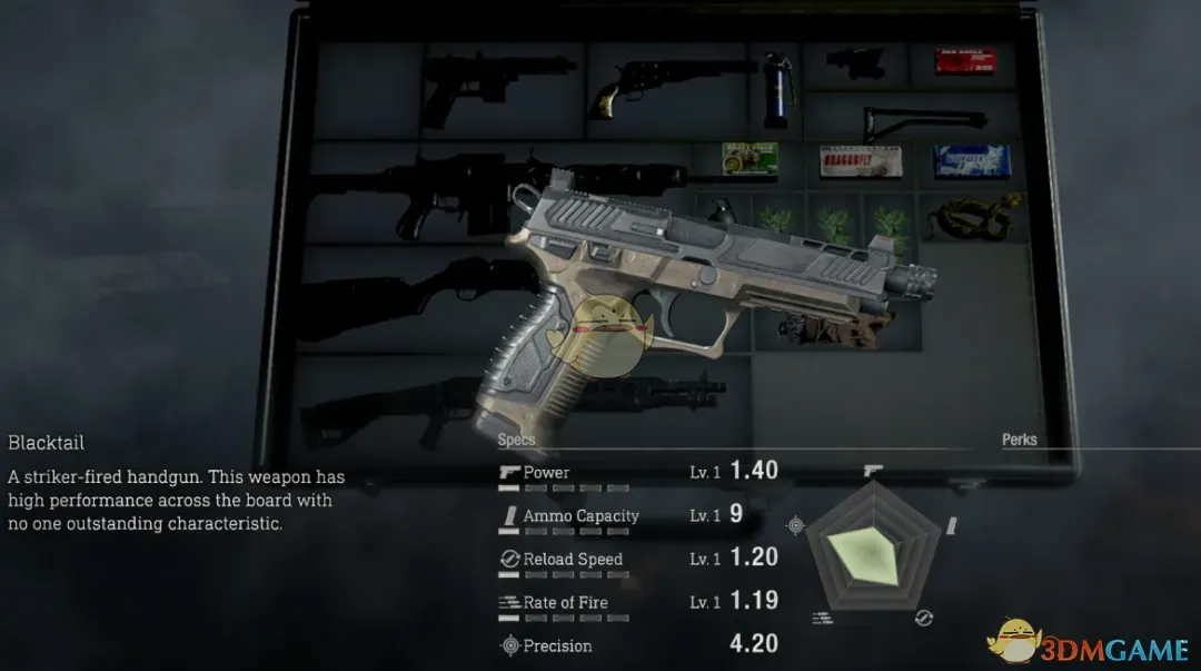 《生化危机4：重制版》使命召唤耶格45手枪MOD