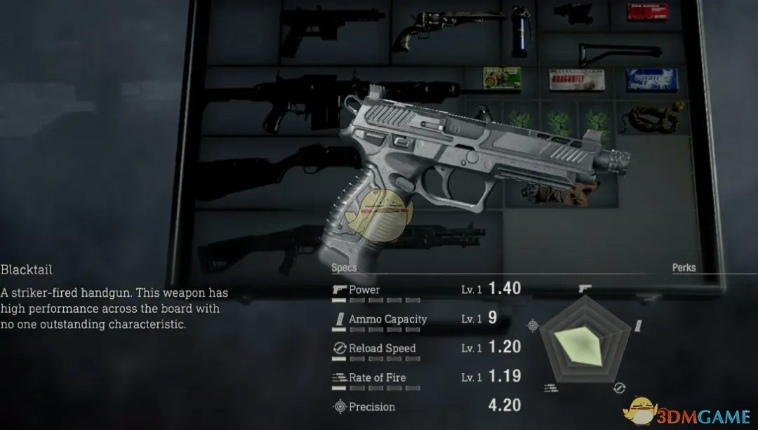 《生化危机4：重制版》使命召唤耶格45手枪MOD