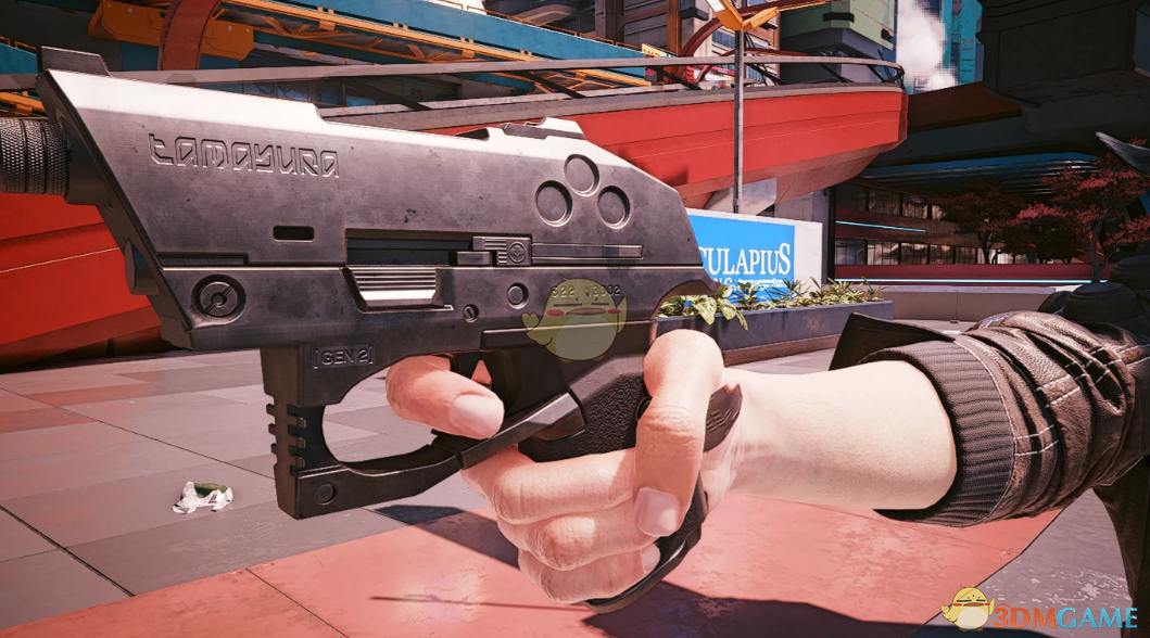 《赛博朋克2077》荒坂玉响手枪改装版MOD