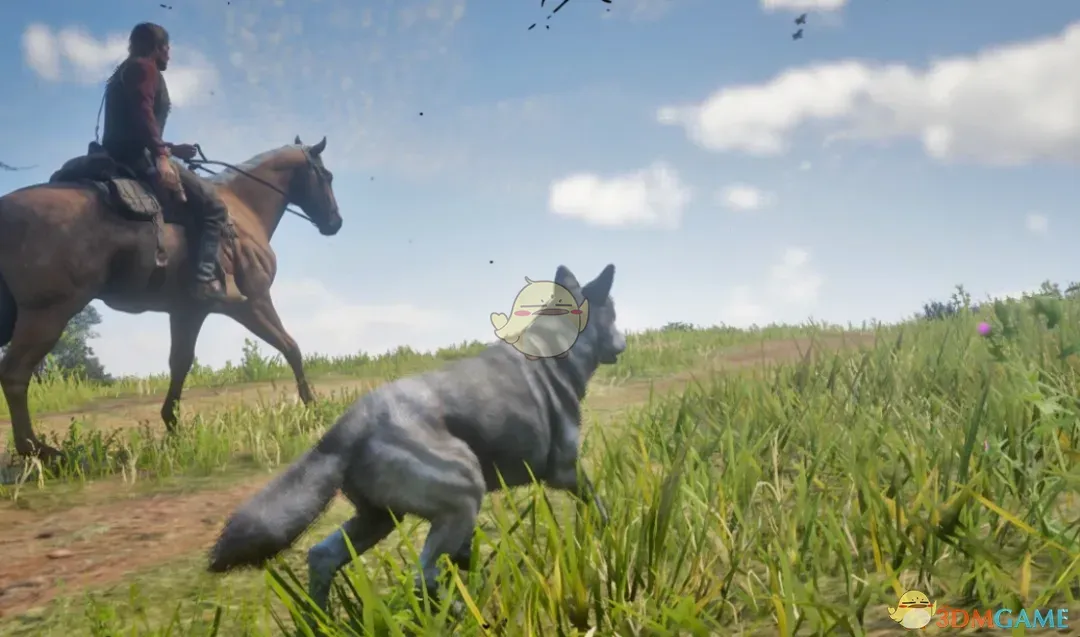 《荒野大镖客2》沉浸式的狗MOD