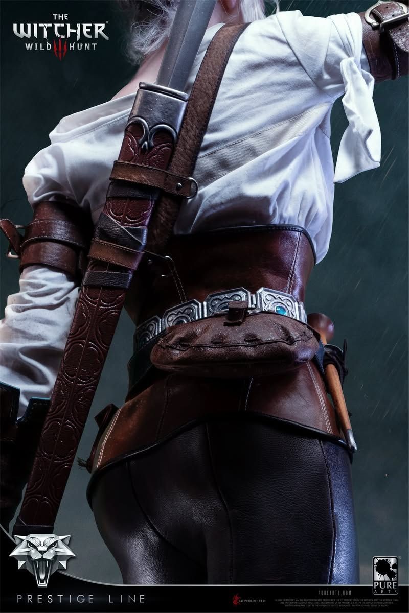 《巫师3》希里雕像欣赏：硅胶皮肤 人造发丝