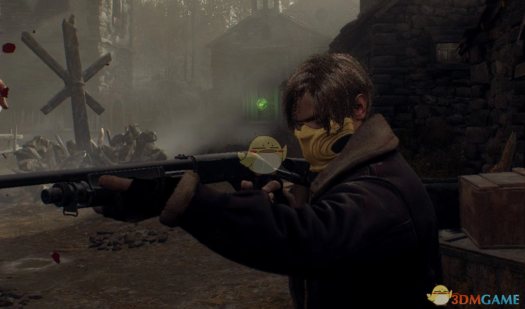 《生化危机4：重制版》里昂的真人快打忍者面具MOD