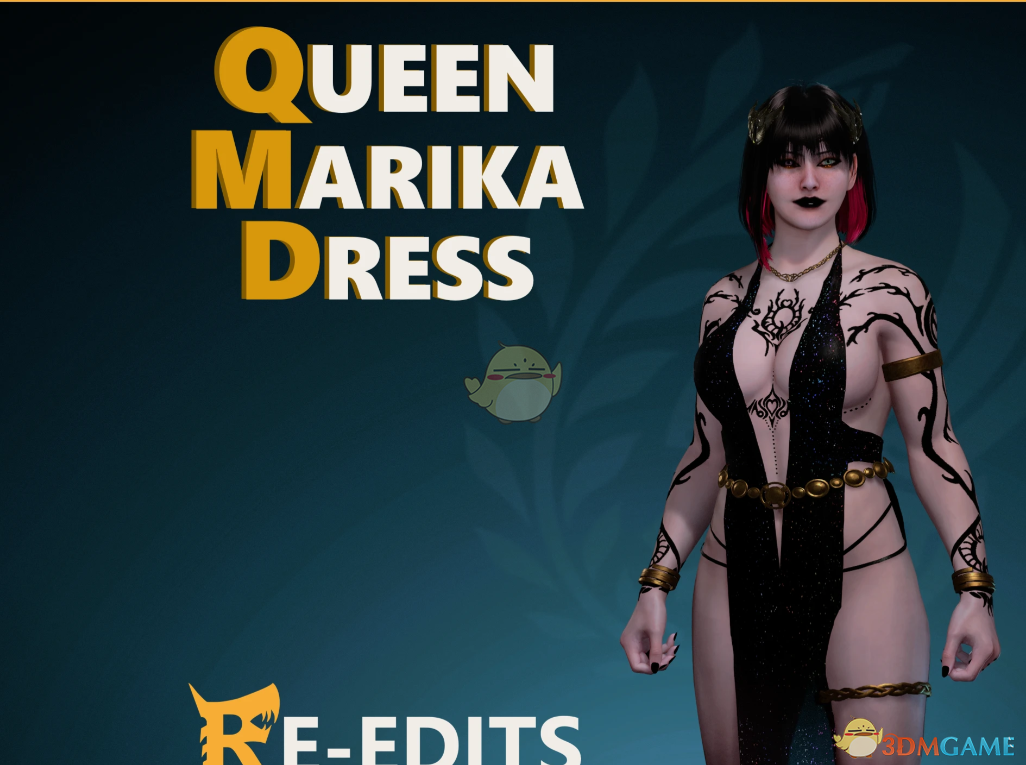 《怪物猎人：荒野》艾尔登法环玛丽卡女王连衣裙MOD