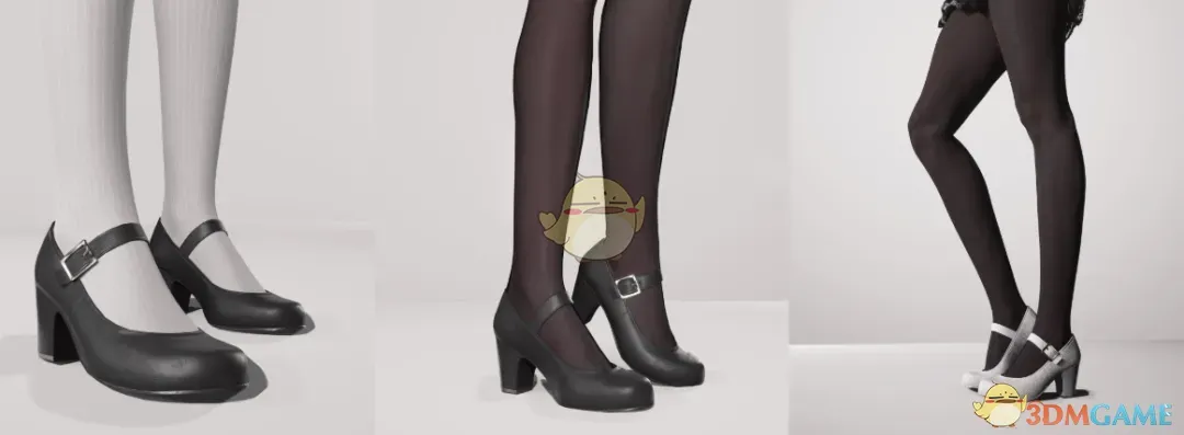 《赛博朋克2077》休闲圆头高跟鞋MOD