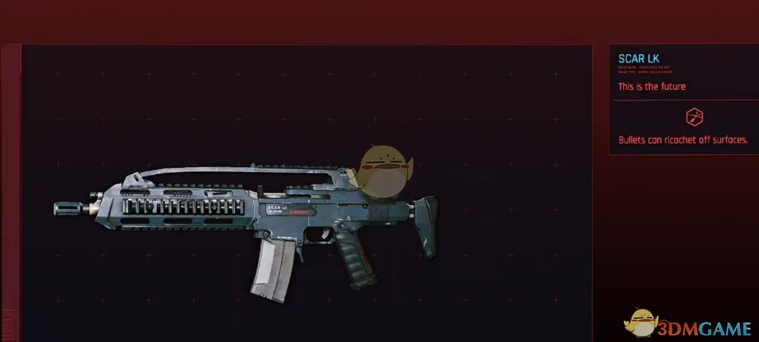 《赛博朋克2077》SCAR LK突击步枪MOD