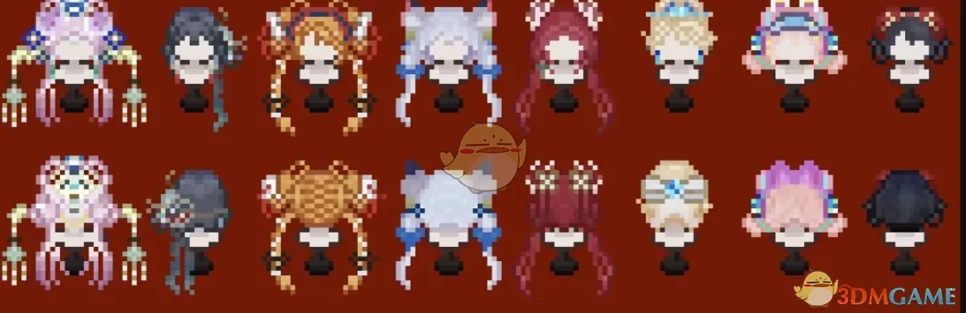 《星露谷物语》决战平安京发型包MOD