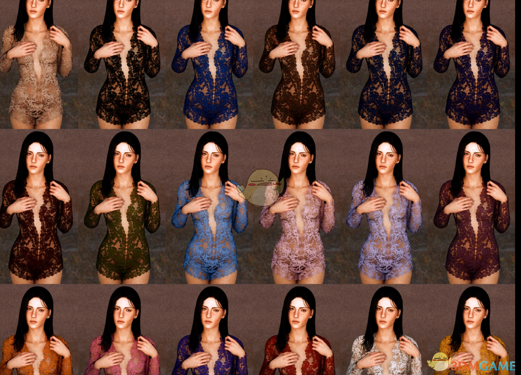 《赛博朋克2077》性感蕾丝连体衣MOD