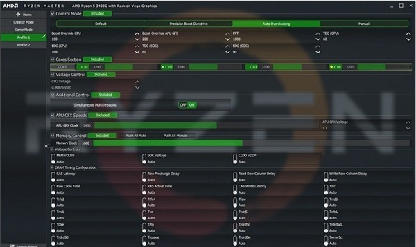 AMD Ryzen Master中文版