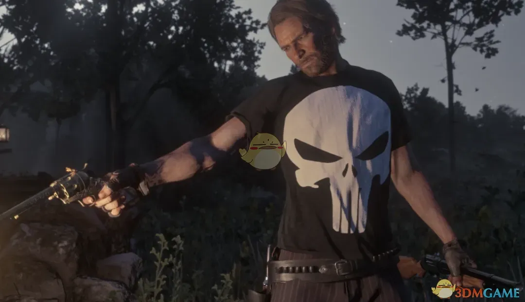 《荒野大镖客2》亚瑟的惩罚者T恤MOD