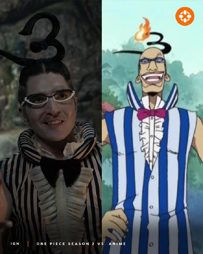 Netflix《海贼王》第二季真人剧集和动画对比