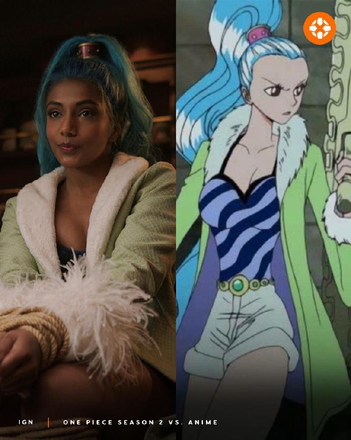 Netflix《海贼王》第二季真人剧集和动画对比