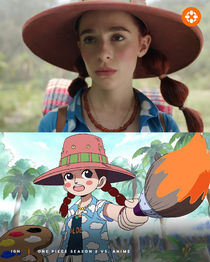 Netflix《海贼王》第二季真人剧集和动画对比