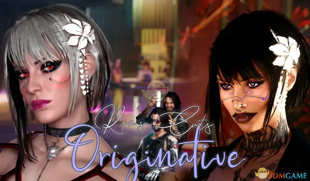 《赛博朋克2077》时尚斜刘海短发MOD