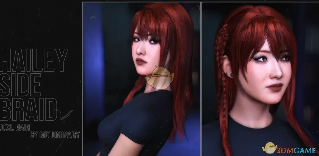 《赛博朋克2077》海莉侧辫长发MOD