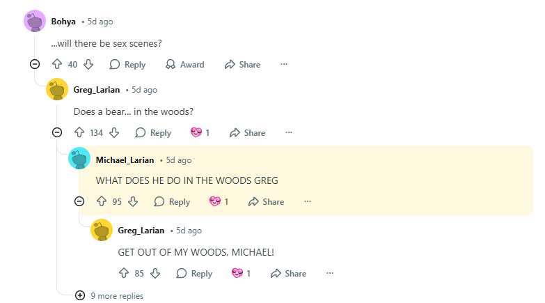 搞黄色是传统！拉瑞安间接确认《神界》将包含成人内容