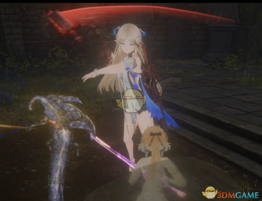 《艾尔登法环：黑夜君临》鸣潮卡提希娅替换艾隆梅尔MOD