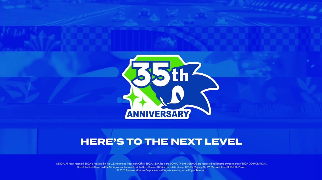 庆祝35周年 世嘉公布《索尼克》系列周年纪念视频