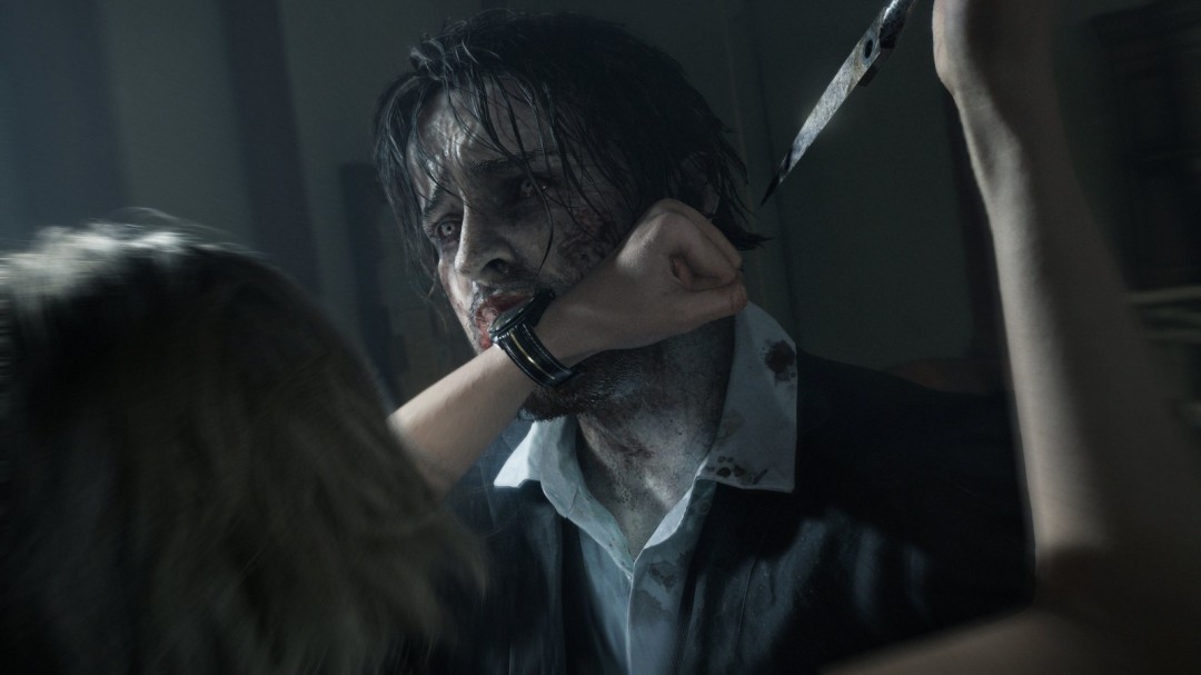 《生化危机9：安魂曲》全新截图：里昂踢爆丧尸！