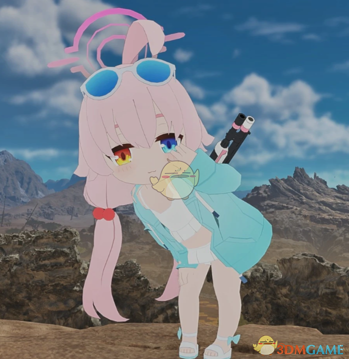 《怪物猎人：荒野》蔚蓝档案小鸟游星野泳装外观MOD