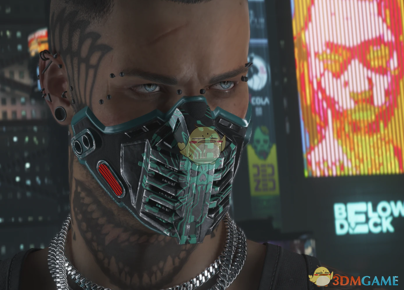 《赛博朋克2077》赛博面具MOD