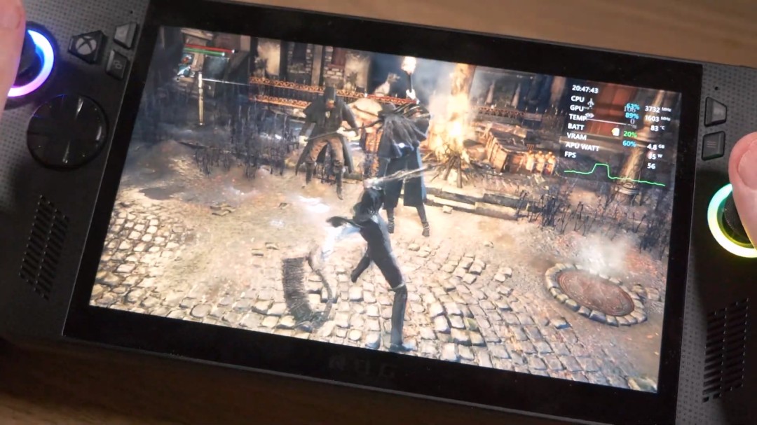 Xbox Ally X玩《血源》 效果甚至比PS4、PS5原版体验还要好