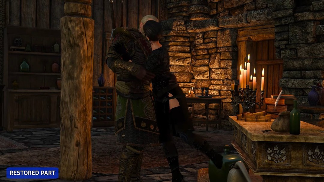 玩家复原《巫师3》删减剧情 包含叶奈法浪漫桥段