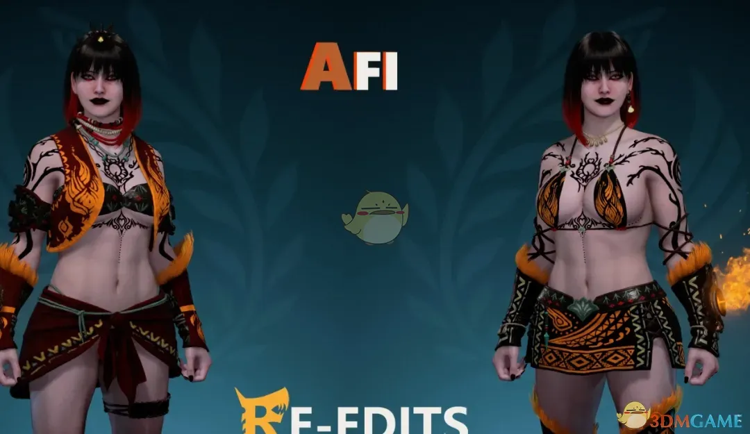 《怪物猎人：荒野》性感的踊火套装MOD