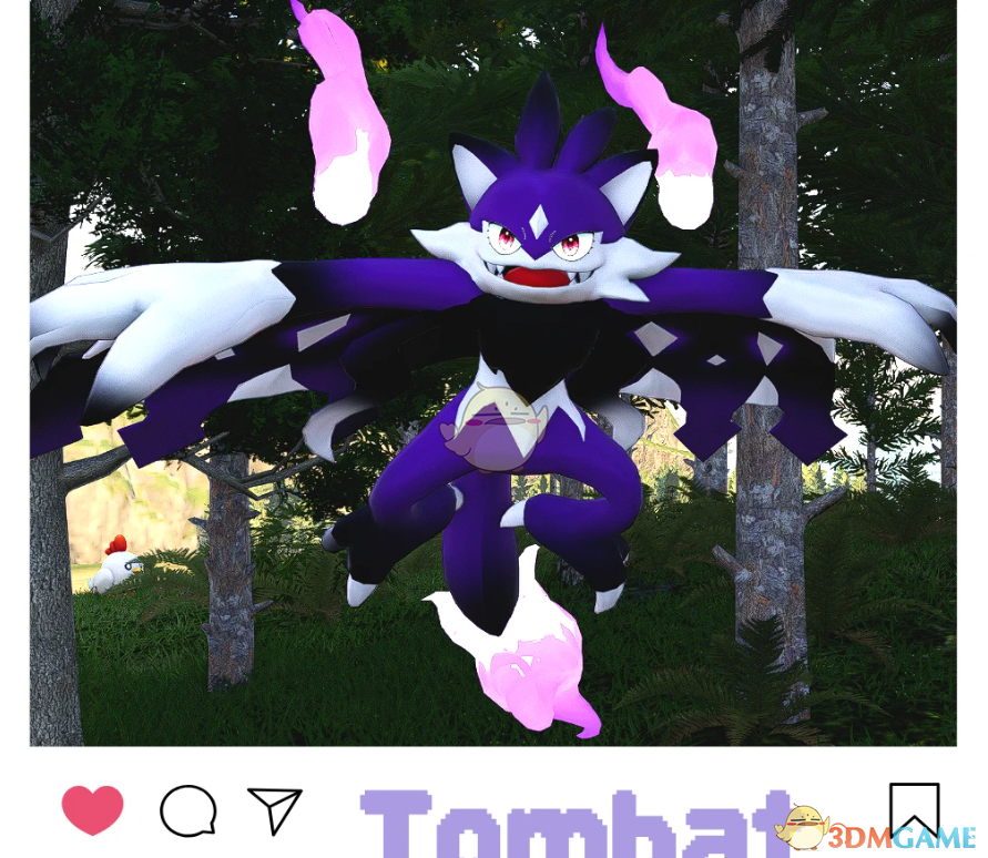 《幻兽帕鲁》猫蝠怪的随机颜色花纹MOD