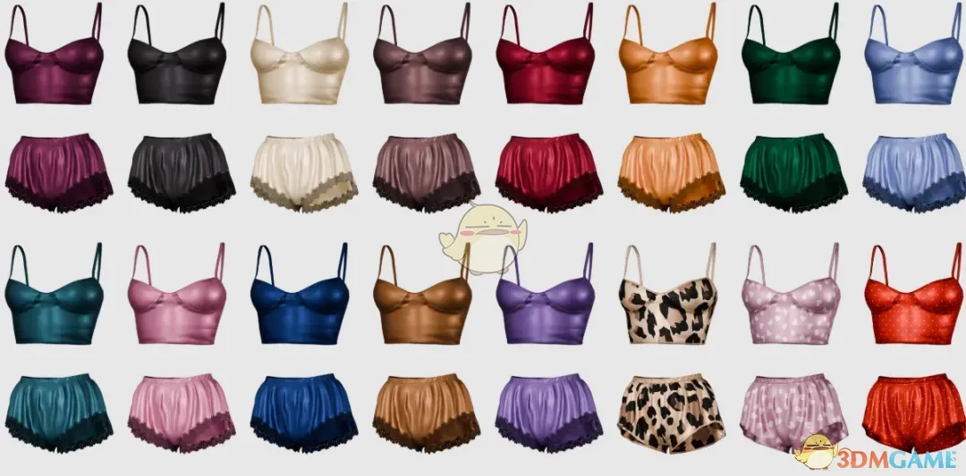 《赛博朋克2077》缎面宽松睡衣MOD