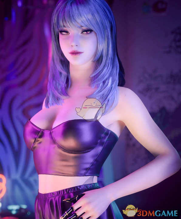 《赛博朋克2077》缎面宽松睡衣MOD