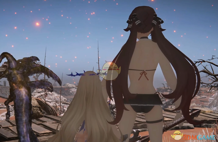 《艾尔登法环》原神泳装胡桃替换火焰习武修士MOD