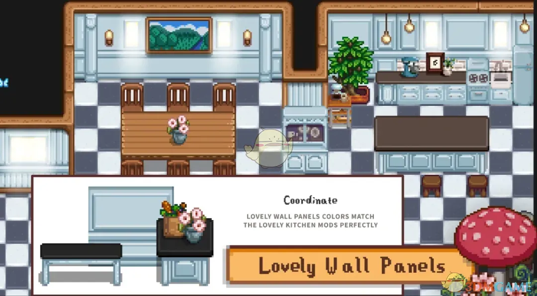 《星露谷物语》可爱墙板MOD