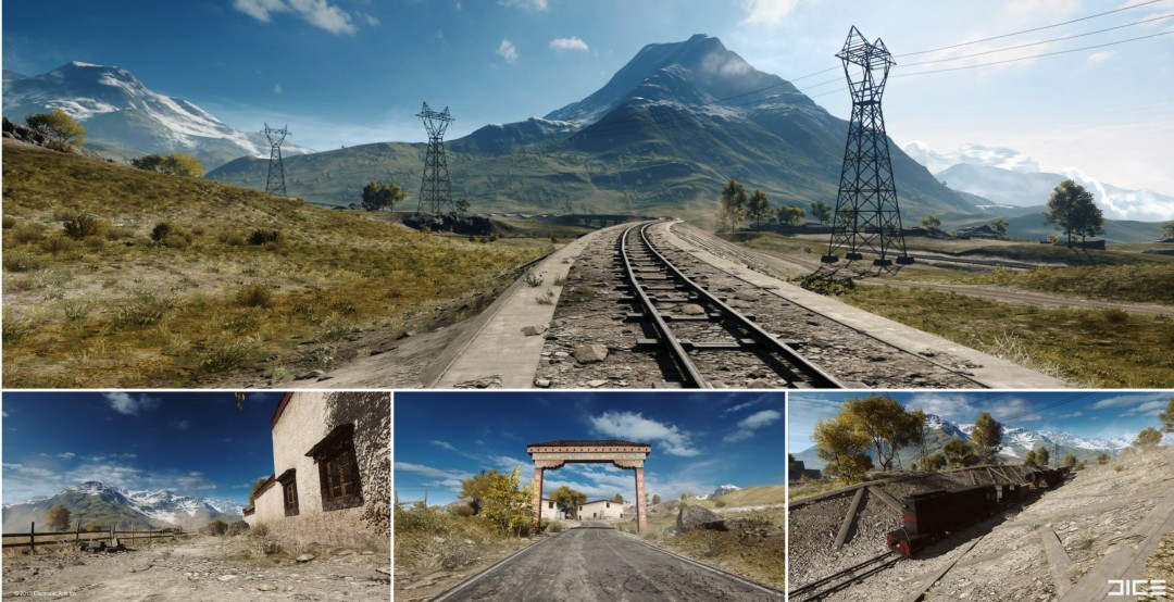 《战地6》第二赛季新地图截图  4代地图格尔木铁路未来将回归