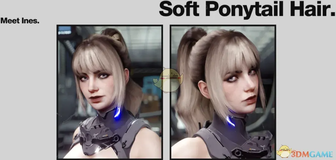 《赛博朋克2077》第一后裔伊内丝高马尾MOD