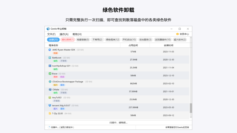 Geeks专业卸载2.6.30.103