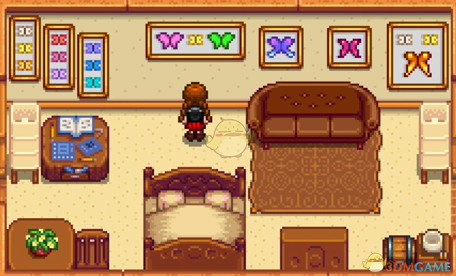 《星露谷物语》动物墙面艺术MOD