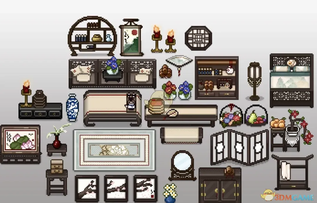 《星露谷物语》中式古董家具包MOD